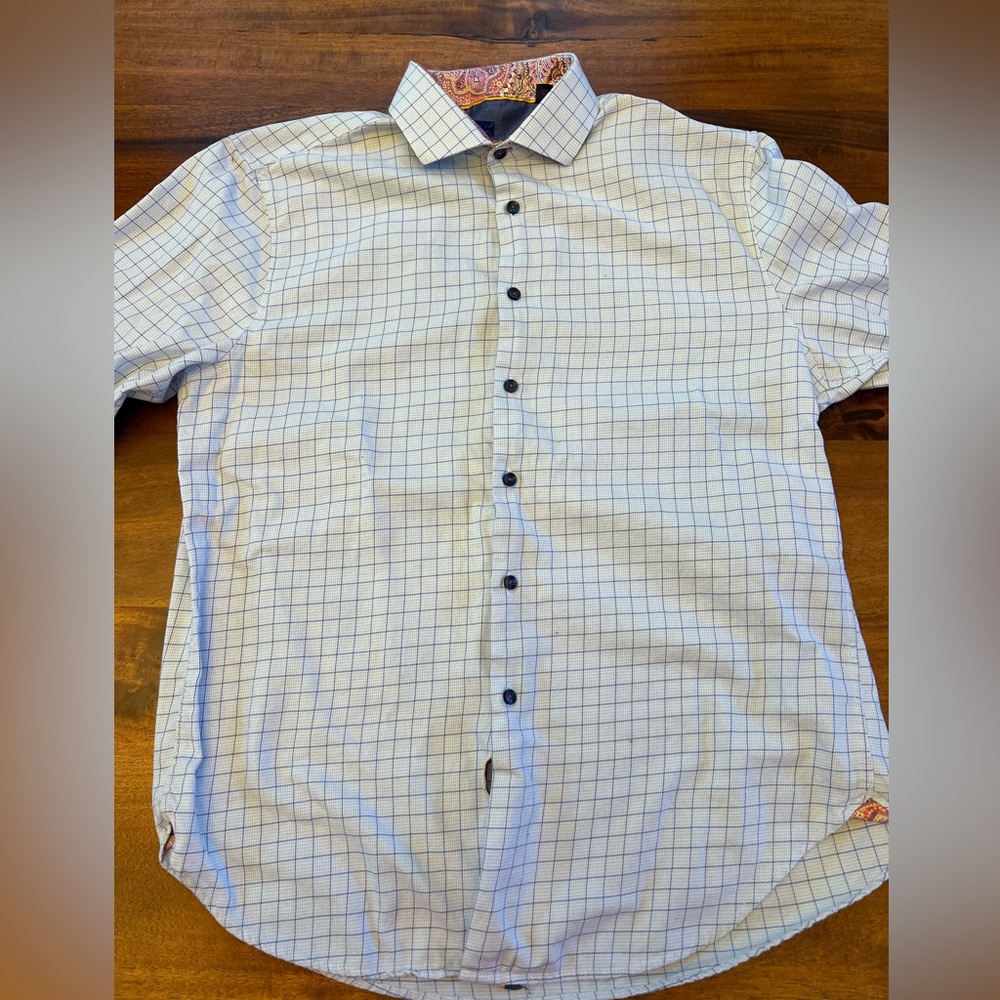 Michelsons London  Men’s Long Sleeve Shirt Flip Cuff Size L